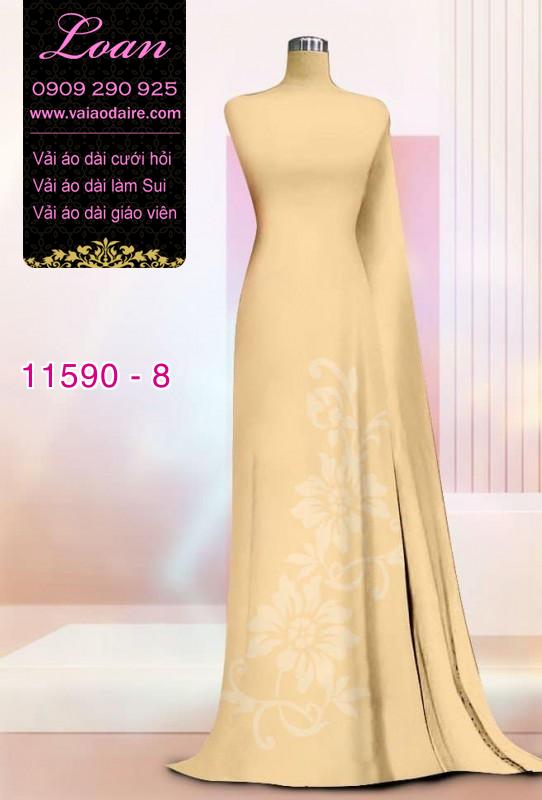 Vải áo dài in 4D