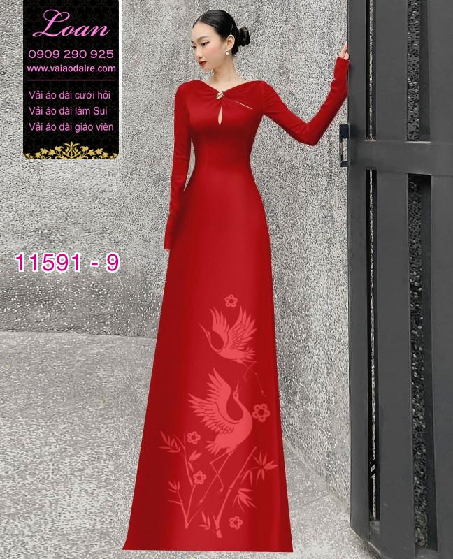 Vải áo dài in 4D