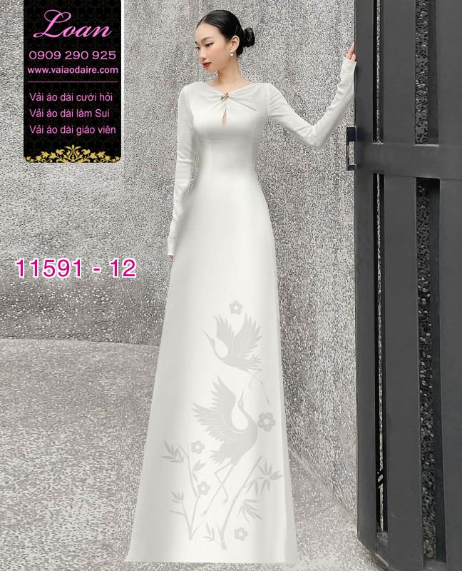Vải áo dài in 4D