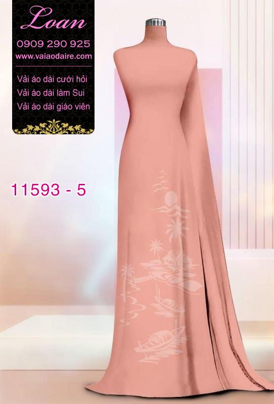 Vải áo dài in 4D