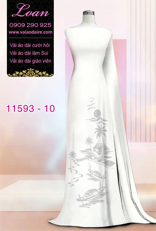 Vải áo dài in 4D
