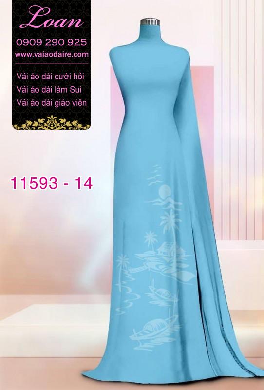 Vải áo dài in 4D