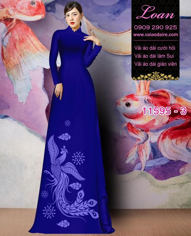 Vải áo dài in 4D