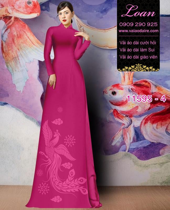Vải áo dài in 4D