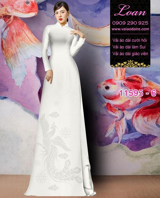 Vải áo dài in 4D