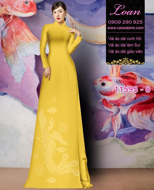 Vải áo dài in 4D