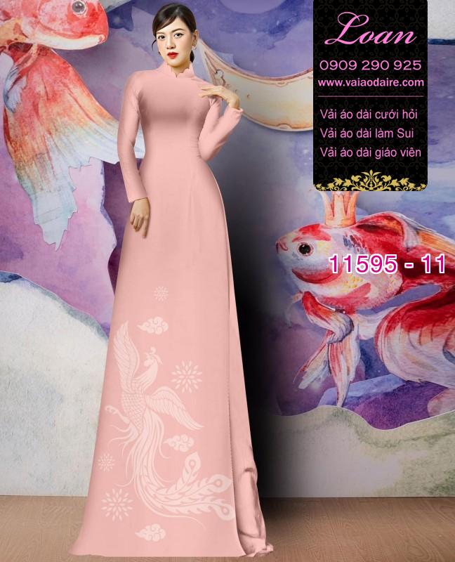 Vải áo dài in 4D