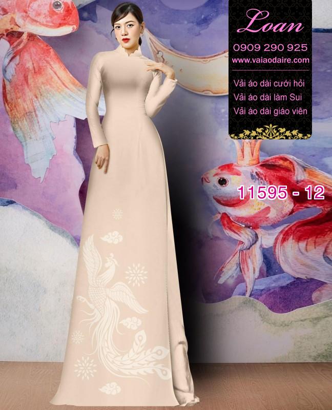 Vải áo dài in 4D