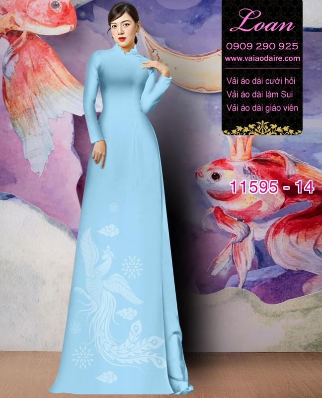 Vải áo dài in 4D