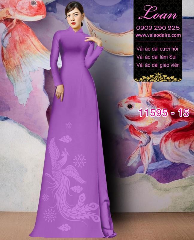 Vải áo dài in 4D