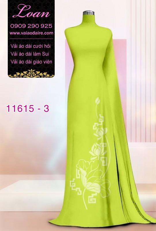 Vải áo dài in 4D
