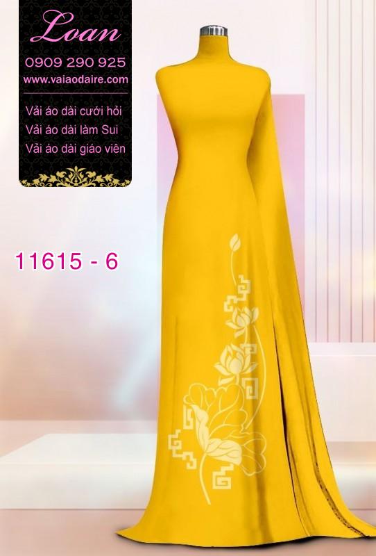 Vải áo dài in 4D