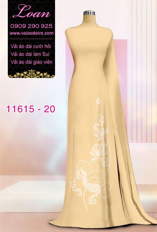 Vải áo dài in 4D