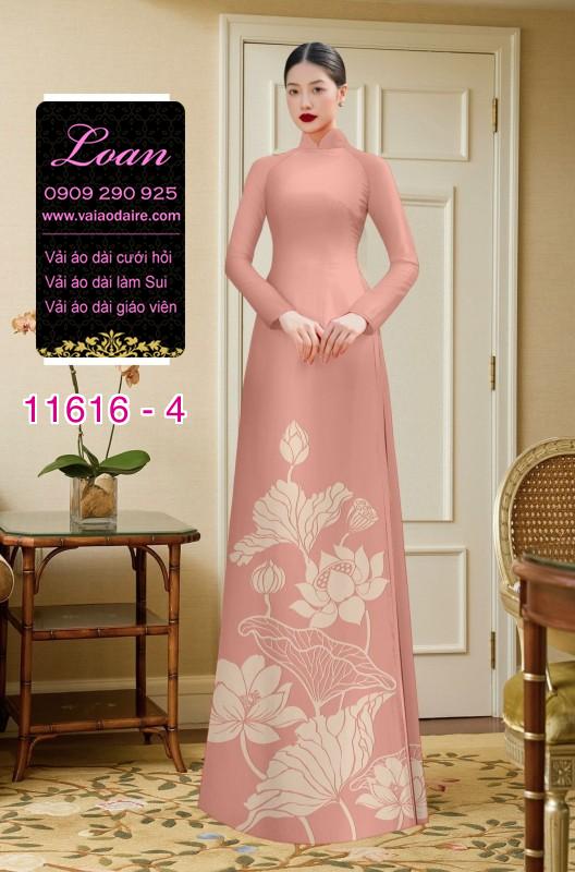 Vải áo dài in 4D