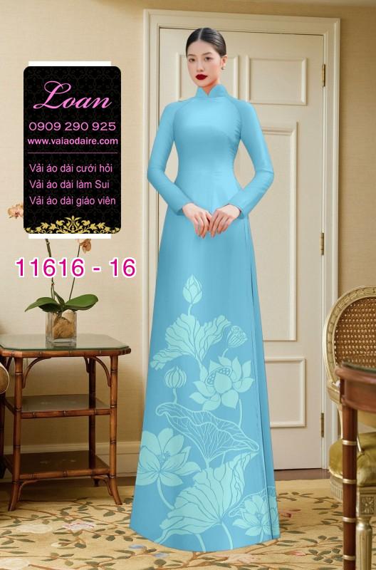 Vải áo dài in 4D