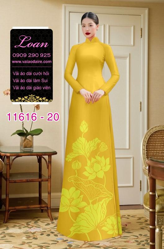 Vải áo dài in 4D