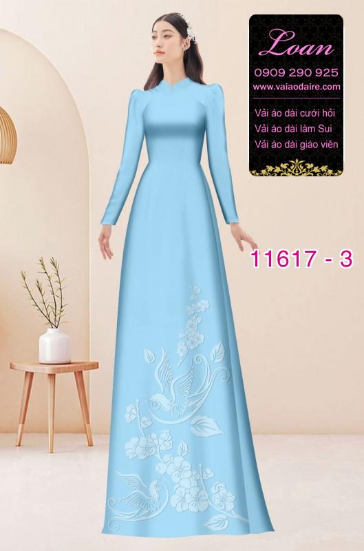 Vải áo dài in 4D
