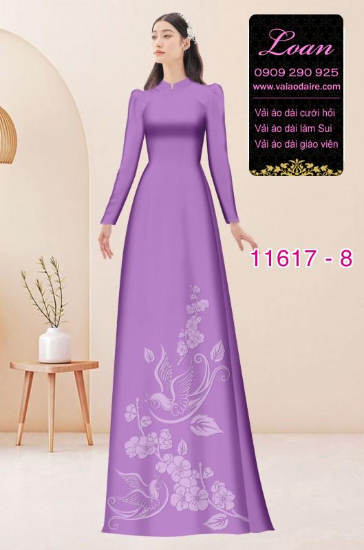 Vải áo dài in 4D