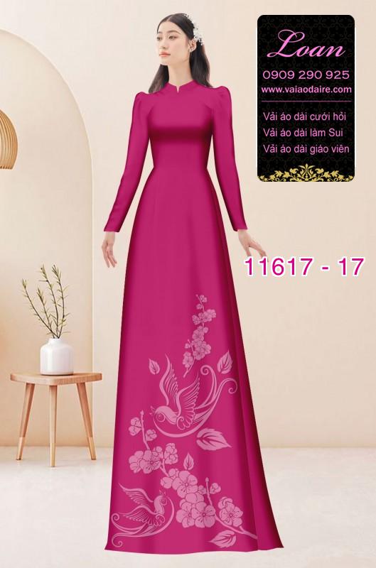 Vải áo dài in 4D