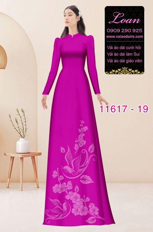 Vải áo dài in 4D