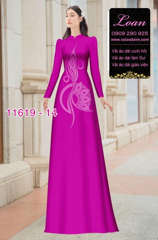 Vải áo dài in 4D