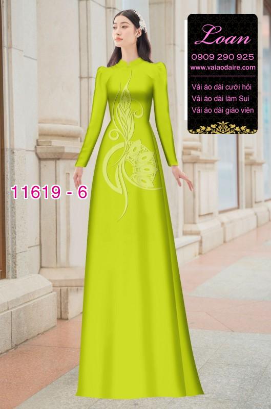 Vải áo dài in 4D