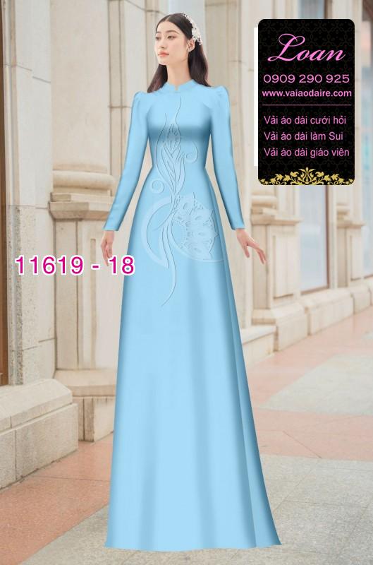 Vải áo dài in 4D
