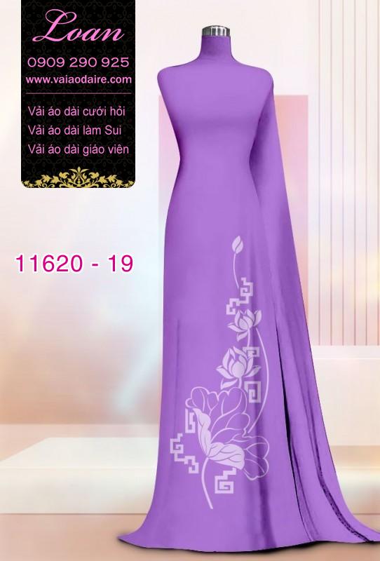 Vải áo dài in 4D