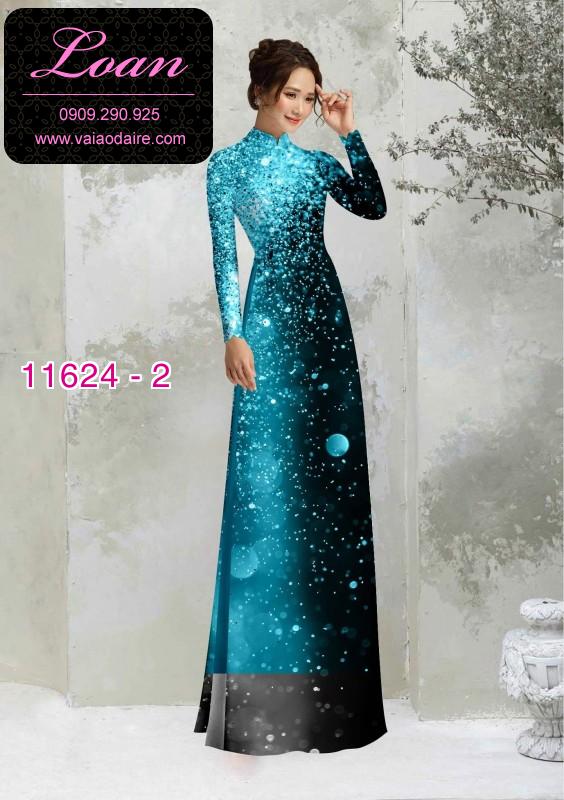 Vải áo dài chấm li ti