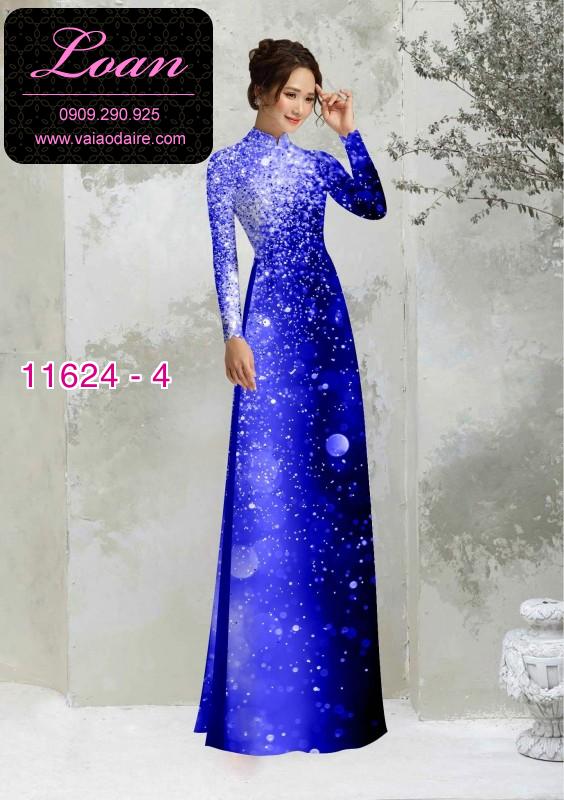 Vải áo dài chấm li ti