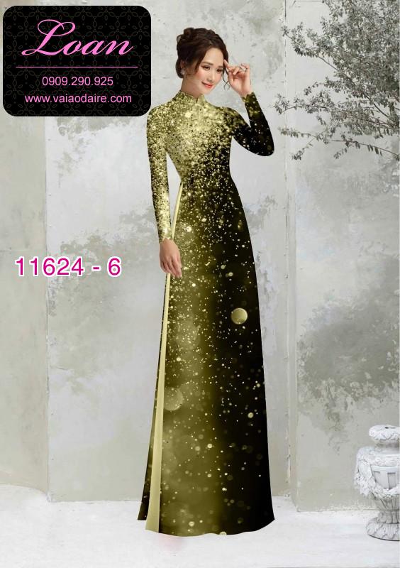 Vải áo dài chấm li ti