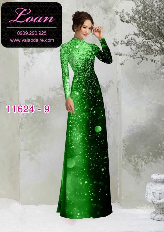Vải áo dài chấm li ti