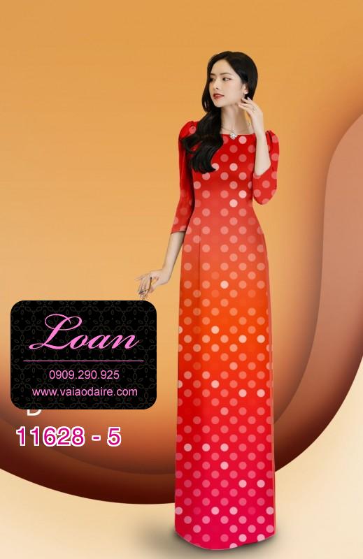 Vải áo dài chấm bi