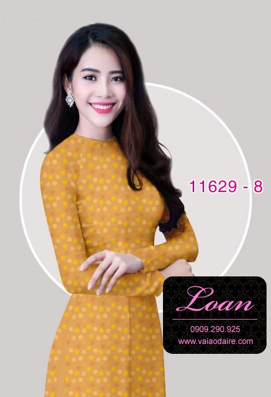 Vải áo dài chấm bi Vải áo dài chấm bi