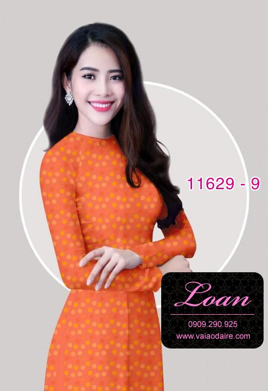 Vải áo dài chấm bi Vải áo dài chấm bi