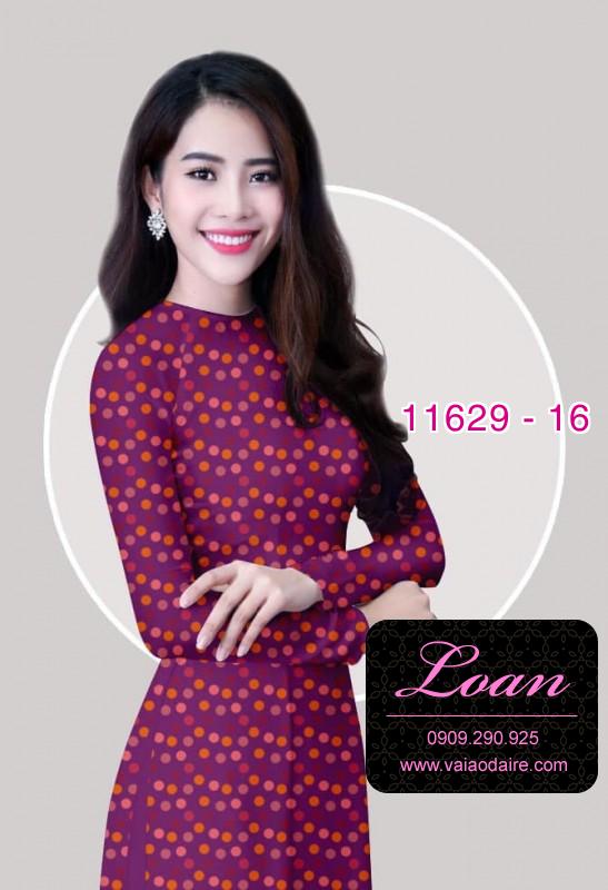 Vải áo dài chấm bi Vải áo dài chấm bi