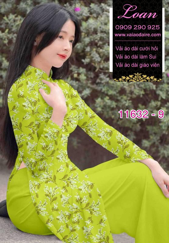 Vải áo dài hoa nhí Vải áo dài hoa nhí