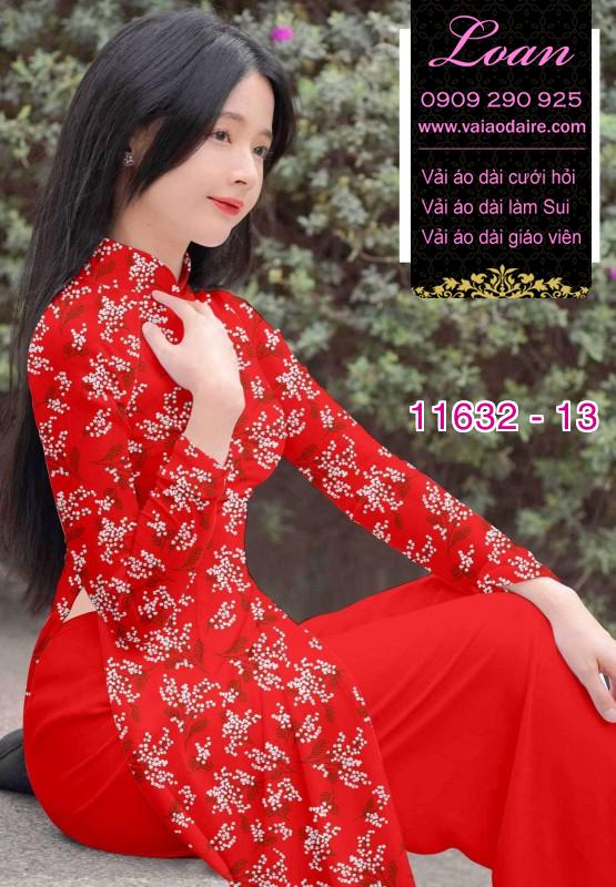 Vải áo dài hoa nhí Vải áo dài hoa nhí