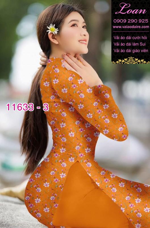 Vải áo dài hoa nhí Vải áo dài hoa nhí