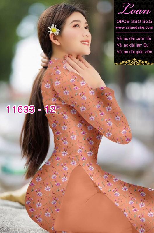 Vải áo dài hoa nhí Vải áo dài hoa nhí
