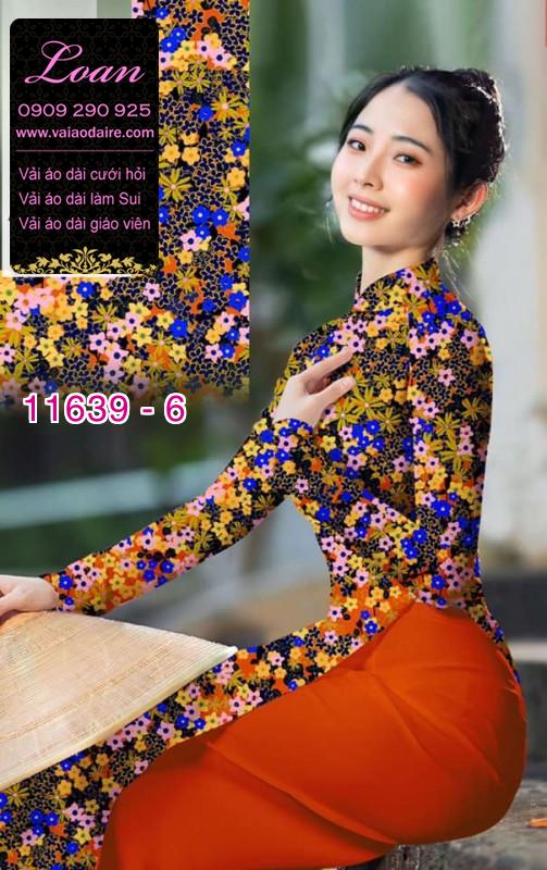 Vải áo dài hoa nhí Vải áo dài hoa nhí