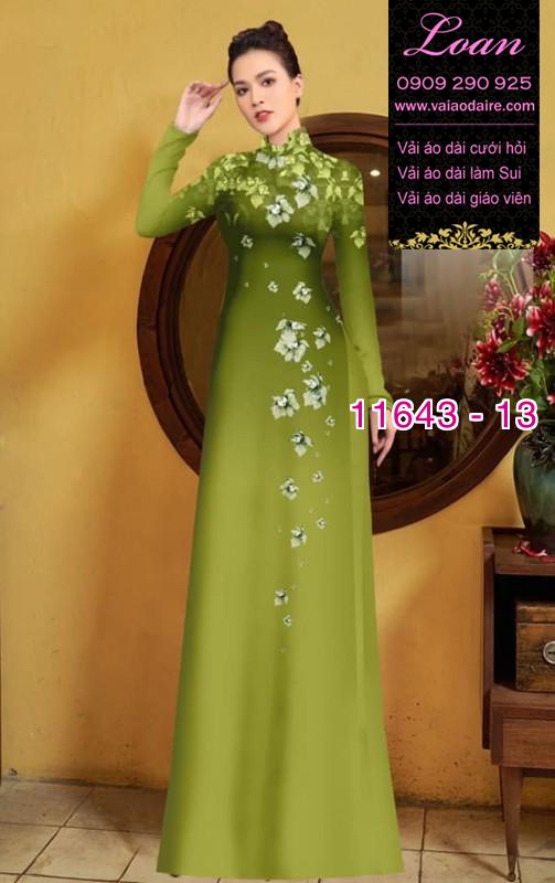 Vải áo dài hoa 3D Vải áo dài hoa 3D