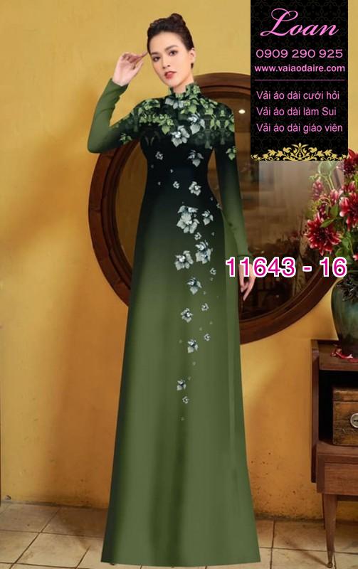 Vải áo dài hoa 3D Vải áo dài hoa 3D