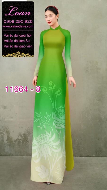 Vải áo dài hoa in 3D
