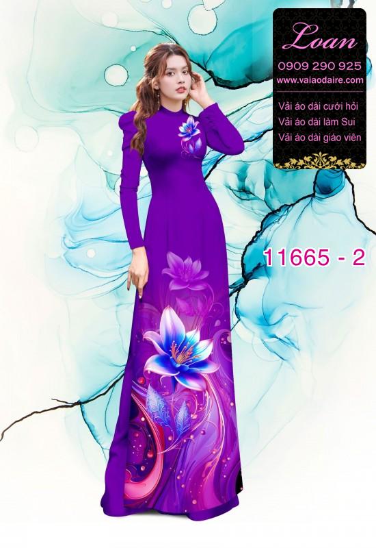 Vải áo dài hoa ảo