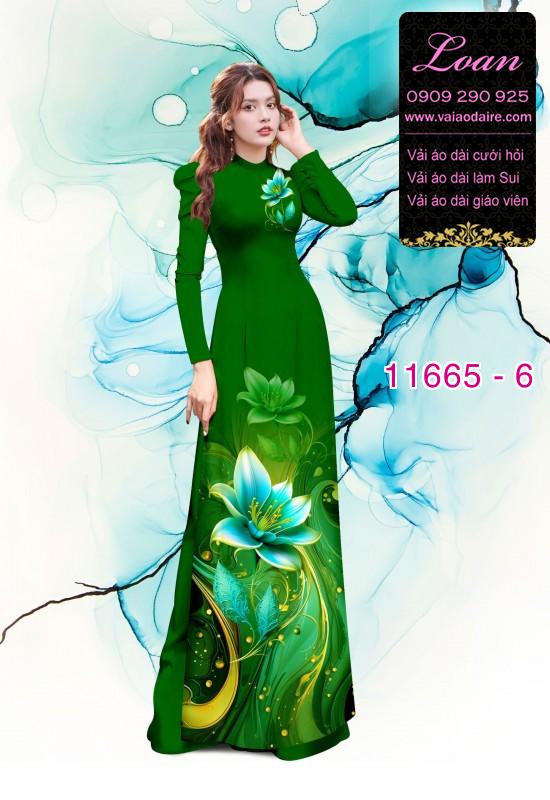Vải áo dài hoa ảo