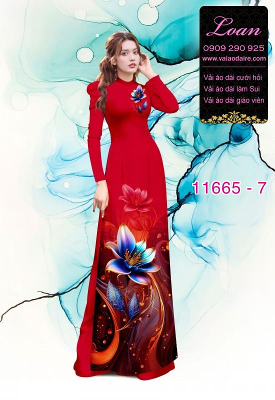 Vải áo dài hoa ảo