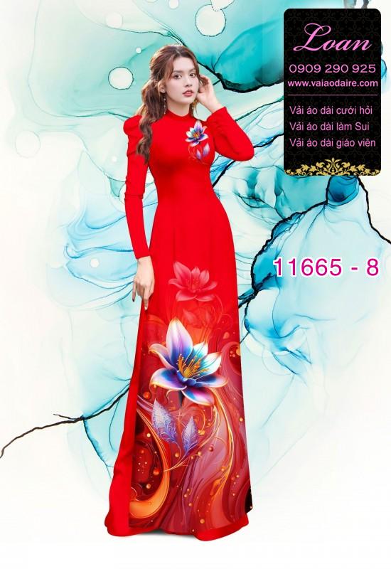 Vải áo dài hoa ảo