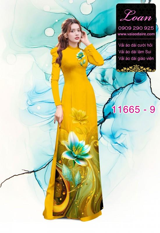 Vải áo dài hoa ảo