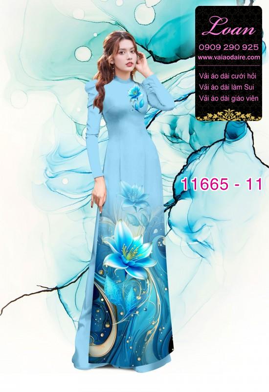 Vải áo dài hoa ảo